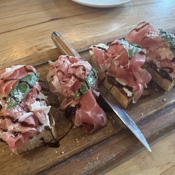 Gia Mia - Prosciutto + Fig Toast - Italian Near Me - Naperville, Illinois Gia Mia - Prosciutto + Fig Toast - Italian Near Me - Naperville, Illinois