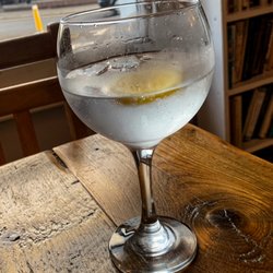 Dinosaur Cafe - Gin and tonic. Not the flavored stuff either. I should have asked what kind of gin this was.