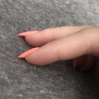 Sassy Nails - Dip powder. Bottom nail isn't covered with color on the side which isn't very noticeable unless looked at closely - Nail Salons Near Me - San Bruno, California Sassy Nails - Dip powder. Bottom nail isn't covered with color on the side which isn't very noticeable unless looked at closely - Nail Salons Near Me - San Bruno, California