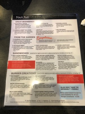 Menu photo 1 Black Rock Bar & Grill Davison, MI Menu photo 1 Black Rock Bar & Grill Davison, MI