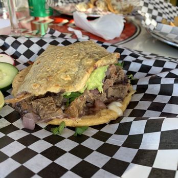 Desvelados - Gordita with lengua - Tacos Near Me - Pasadena, California Desvelados - Gordita with lengua - Tacos Near Me - Pasadena, California