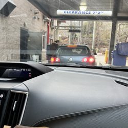 Zips Car Wash - Waiting in line for twenty minutes.