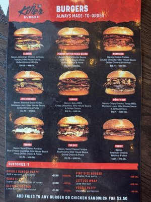 Menu photo 7 Killer Burger Potranco San Antonio, TX Menu photo 7 Killer Burger Potranco San Antonio, TX