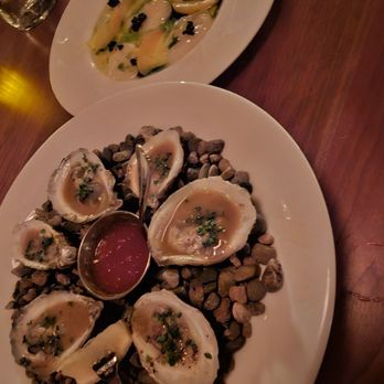 Somerville - Oysters and scallop crudo - Steakhouses Near Me - Los Angeles, California