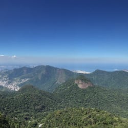 Pico da Tijuca - View from the stone steps of pico da tijuca