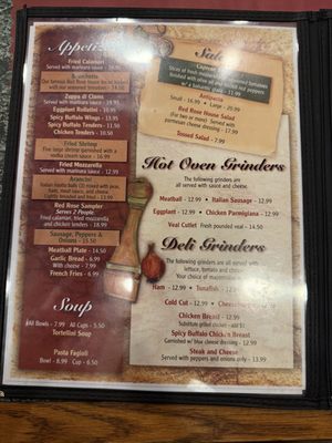 Menu photo 1 Red Rose Springfield, MA