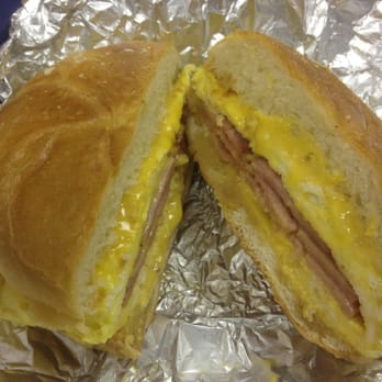 Pages Restaurant On the Mall - Ham, egg, & cheese on a roll - Spanish Near Me - Newark, New Jersey Pages Restaurant On the Mall - Ham, egg, & cheese on a roll - Spanish Near Me - Newark, New Jersey