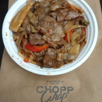 Chopp Chop - Beef Pad Kee Mao $17.95. - Thai Near Me - Ottawa, Ontario