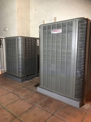Install 2 sets of Lennox central air conditioners - Warehouse pick up.Installation 2 sets of Lennox central AC.One day to finish.
