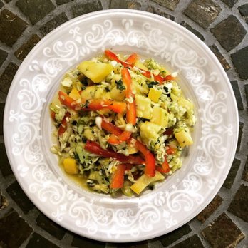 Roselle Heath Plus - Cabbage and Zucchini Salad topped with Our House Special Urban Sauce. - Trainers Near Me - Roselle, New Jersey