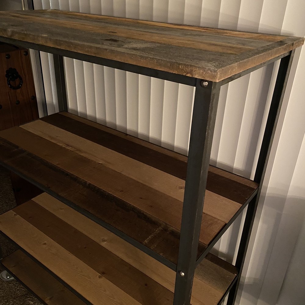American Welding and Fabrication - Side display cabinet, frame only. - Metal Fabricators Near Me - Wilder, Idaho