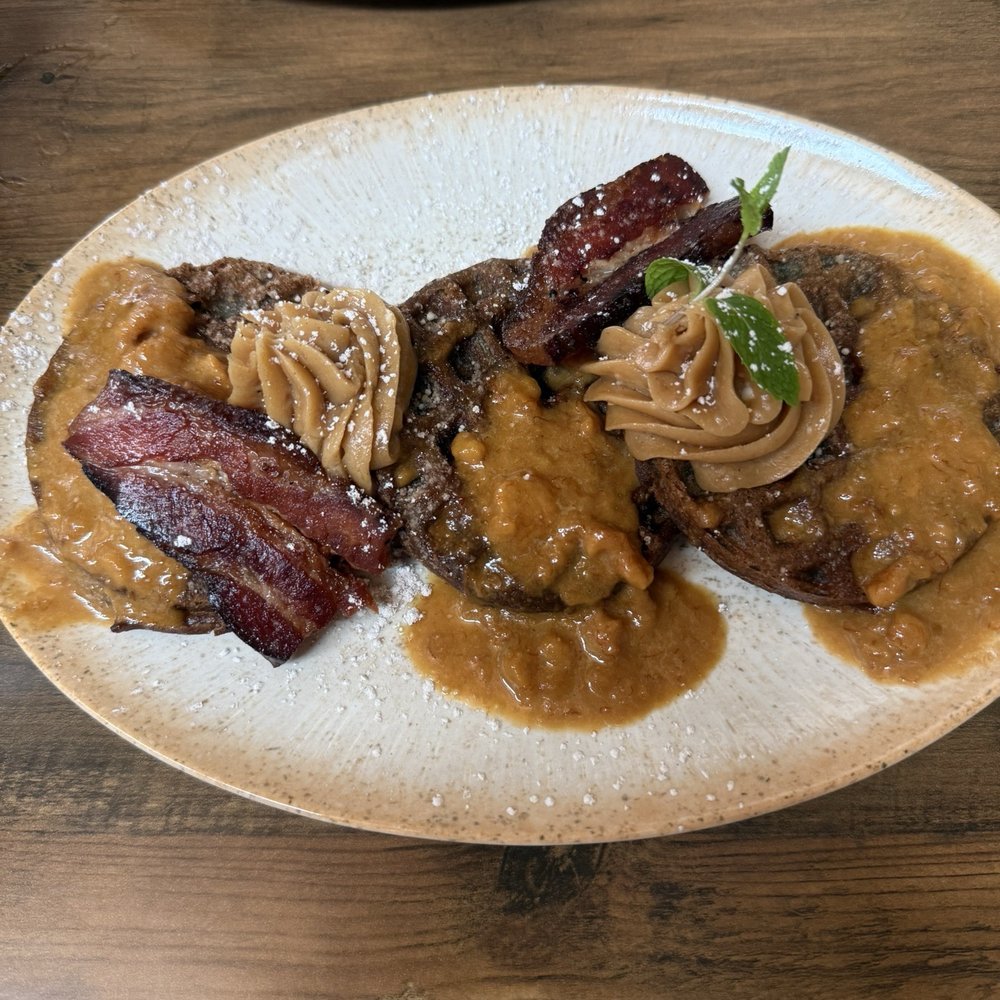 The White Rooster - The Elvis waffle - New Mexican Cuisine Near Me - Dana Point, California The White Rooster - The Elvis waffle - New Mexican Cuisine Near Me - Dana Point, California