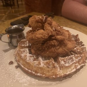 Photo of Grand Lux Cafe - Las Vegas, NV, United States. Chicken and waffles