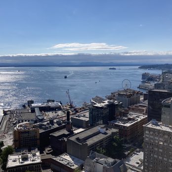 Smith Tower - Outside balcony - Observatories Near Me - Seattle, Washington