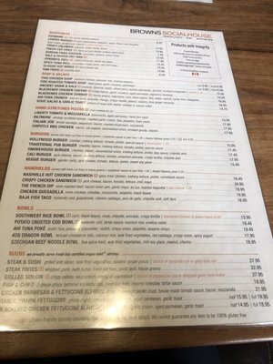 Menu photo 5 Browns Socialhouse Surrey Centre Surrey, BC Menu photo 5 Browns Socialhouse Surrey Centre Surrey, BC