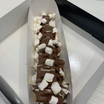 Datli Crepe & Waffle - Marshmallow waffle stick - Turkish Near Me - Schaumburg, Illinois Datli Crepe & Waffle - Marshmallow waffle stick - Turkish Near Me - Schaumburg, Illinois