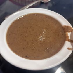 Don Carlitos - I see it's this bean puree - perhaps it's regional - I was expecting the conventional refried bean in the burrito.