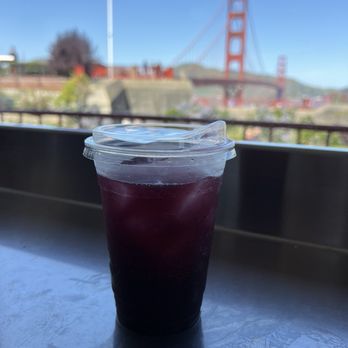 Equator Round House - Seasonal Drink, blueberry sage lemonade (I believe) - Coffee & Tea Near Me - San Francisco, California