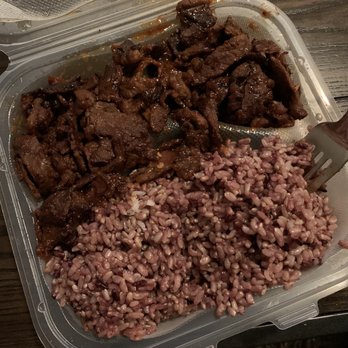 Happy Teriyaki - Eagle - Supposedly this is what they think $2 of extra meat is. If I go to Yokozuna and ask for extra meat it is a noticeable amount. - Japanese Near Me - Eagle, Idaho Happy Teriyaki - Eagle - Supposedly this is what they think $2 of extra meat is. If I go to Yokozuna and ask for extra meat it is a noticeable amount. - Japanese Near Me - Eagle, Idaho
