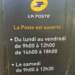 La Poste - Horaires