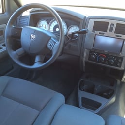 This is the interior of our 9 year old Dakota after Indy got done detailing it!
