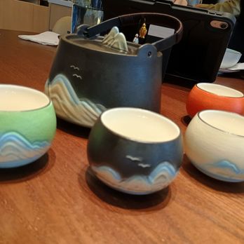 Beijing Tasty House - Beautiful tea set with delicious tea - Chinese Near Me - San Gabriel, California
