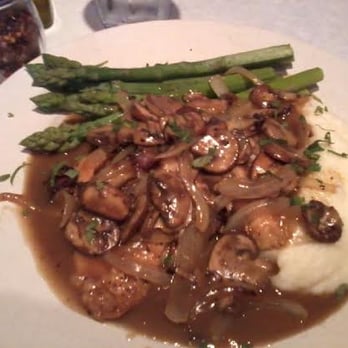 Cugini Restaurant - tender chicken marsala with cremini. YUM! - Italian Near Me - Albany, California Cugini Restaurant - tender chicken marsala with cremini. YUM! - Italian Near Me - Albany, California