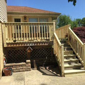 A-Affordable Decks - 2018 Villa Park - new decking and railings to an old deck - Decks & Railing Near Me - Lombard, Illinois