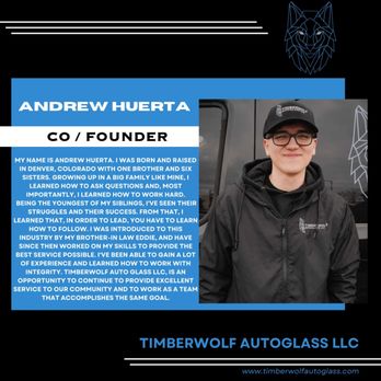 Timberwolf Autoglass - Meet your tech! - Auto Glass Services Near Me Timberwolf Autoglass - Meet your tech! - Auto Glass Services Near Me
