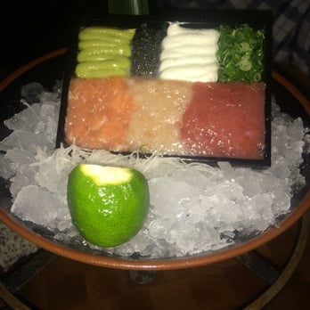Catch NYC - Sashimi trio. Eh boring - Asian Fusion Near Me - New York, New York