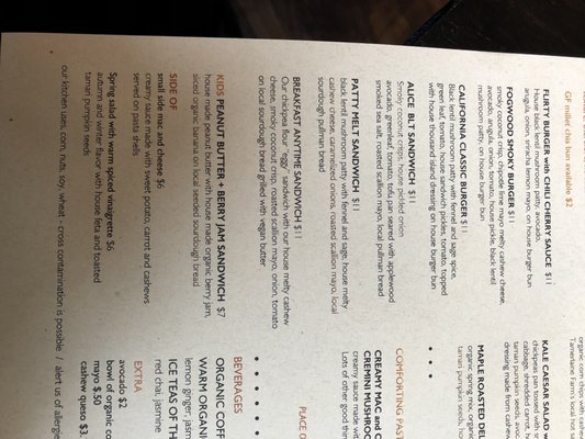 Menu photo 5 Fogwood & Fig Port Jervis, NY