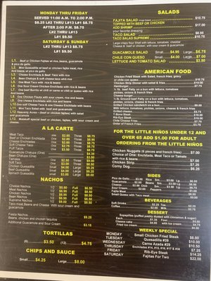 Menu photo 3 Nieto’s Mexican Restaurant Malakoff, TX Menu photo 3 Nieto’s Mexican Restaurant Malakoff, TX