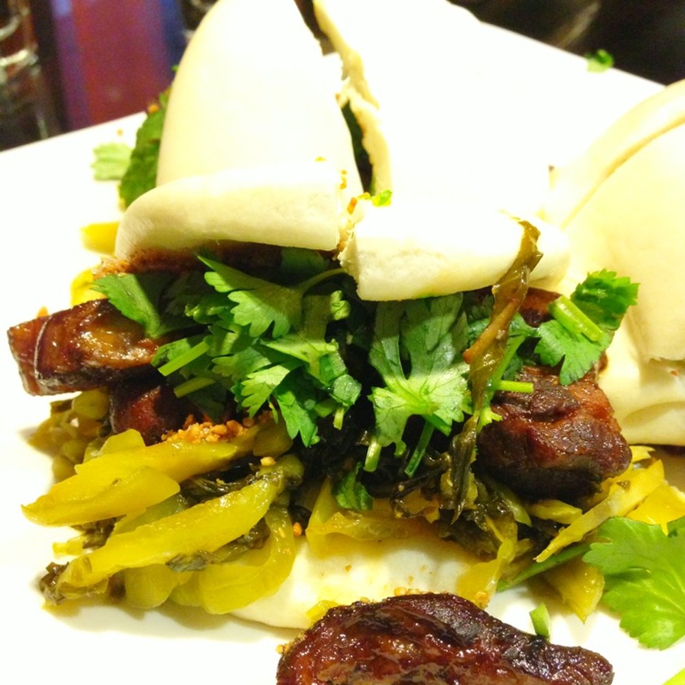 Facing East - Pork burger - Chinese Near Me - Bellevue, Washington