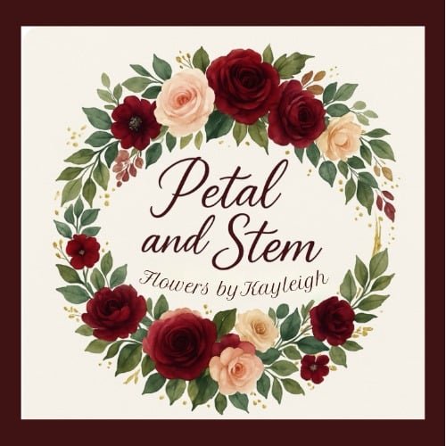Petal & Stem Flowers by Kayleigh Logo