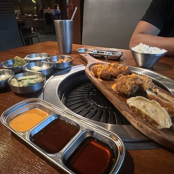 Hanwoo - gyoza, wings and fried shrimp - Barbeque Near Me - Port Orange, Florida Hanwoo - gyoza, wings and fried shrimp - Barbeque Near Me - Port Orange, Florida