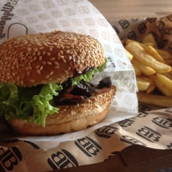 Bobby Burger - Shrooms Combo :-) - Burger + Fries - 22 PLN = Lunch :-)