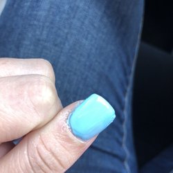 Sky Nails - The shape, color details. WHAT A JOKE.