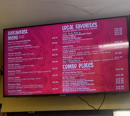 Menu photo 1 Roberto's Mexican Food - Del Mar Del Mar, CA