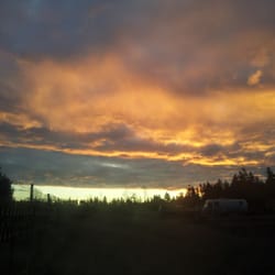 Woodside Manor RV Park - sunset at woodside