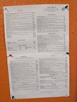Menu photo 8 Mi Burrito Portland, OR