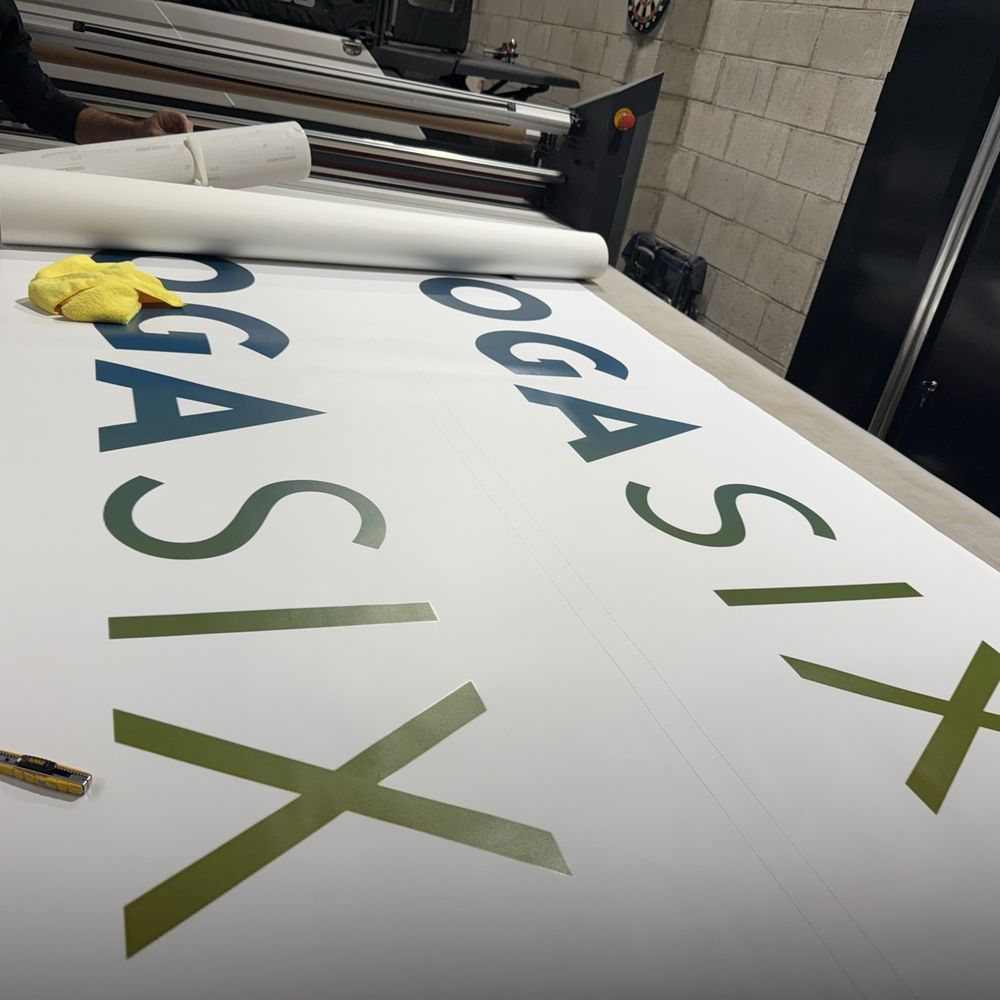 Chris Signs - Signage being printed - Signmaking Near Me - Northridge, California Chris Signs - Signage being printed - Signmaking Near Me - Northridge, California