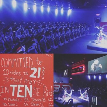 CYCLEBAR - Inside of cyclebar! Challenges often occur to keep you motivated and engaged! - Cycling Classes Near Me - Pittsburgh, Pennsylvania