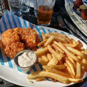 The Boathouse - Fish and chips - plenty of fries but the fried cod and tartar sauce with slaw was really good - Seafood Near Me - Midlothian, Virginia The Boathouse - Fish and chips - plenty of fries but the fried cod and tartar sauce with slaw was really good - Seafood Near Me - Midlothian, Virginia