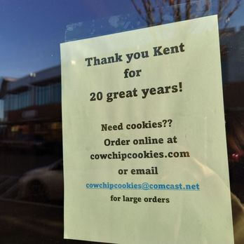 Cow Chip Cookies - Closed 11/30/2025) - Bakeries Near Me - Kent, Washington Cow Chip Cookies - Closed 11/30/2025) - Bakeries Near Me - Kent, Washington