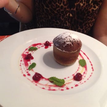 School restaurant & lounge - Chocolate fondant - Modern European Near Me - Prague, Puerto Rico