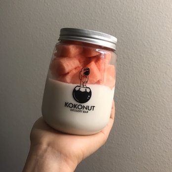 KOKONUT - Coconut Pudding with Watermelon - Ice Cream & Frozen Yogurt Near Me - Costa Mesa, California