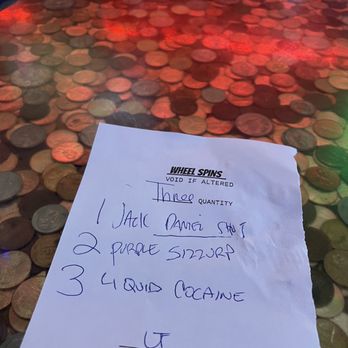 Giligins - These were what we landed on when we spun the Wheel of Fortune of shots - Bars Near Me - Scottsdale, Arizona Giligins - These were what we landed on when we spun the Wheel of Fortune of shots - Bars Near Me - Scottsdale, Arizona