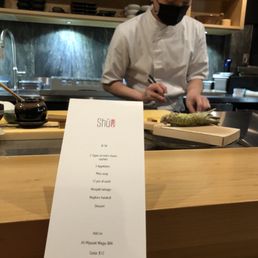 Omakase menu