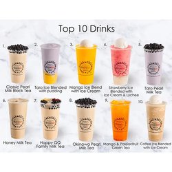 Sharetea top 10 drinks