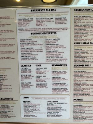 Menu photo 5 Penrose Diner Philadelphia, PA Menu photo 5 Penrose Diner Philadelphia, PA